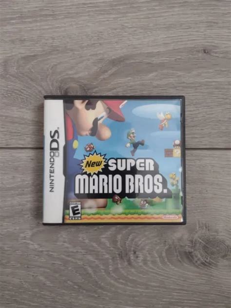New Super Mario Bros Nintendo Ds Original Case No Game No Manual 5