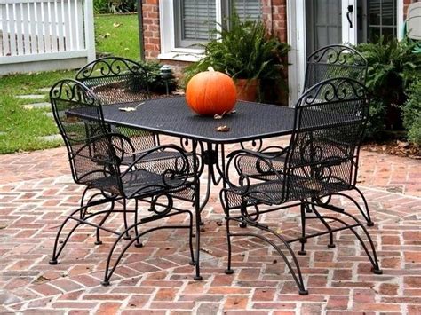 21 posts related to wrought iron patio furniture lowes. Black Wrought Iron Patio Table and Chairs - Cool Rustic ...