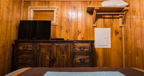 The river is right there. Pecan | Tiny Town OK Cabin Rentals