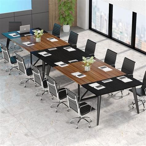 Tribesigns Conference Table 945l X 472w Inch 8ft Large Meeting Table