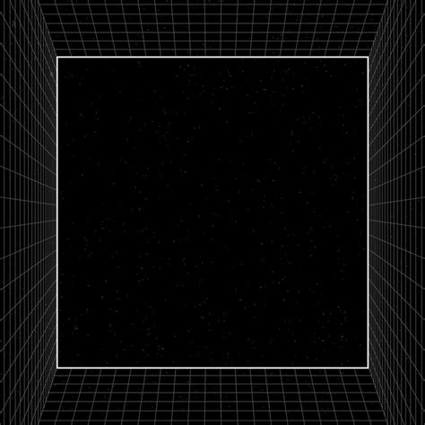 3d Grid Patterned Frame Vector Free Vector Rawpixel