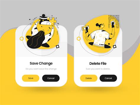 Pop Up Save File And Delete File By Master Creationz Global Ui Ux