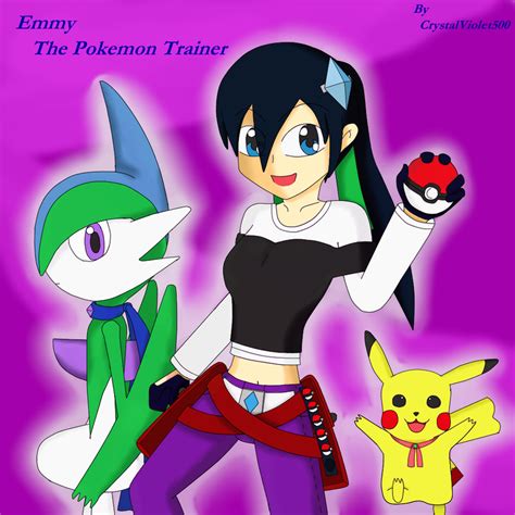 My Pokemon Trainer Oc Emmy By Crystalviolet500 On Deviantart