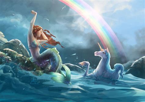 Mermaids Dragons And More Types Of Mermaids Unicorns And Mermaids