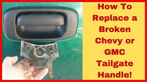 How To Replace A Tailgate Latch Handle On A Chevrolet Silverado Pickup
