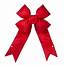 Red Structural 3D Nylon Christmas Bow