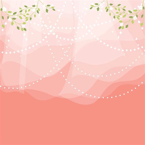 花の背景・壁紙イラスト ピンク・レースカーテン 花 イラスト 壁紙 カーテン イラスト