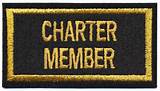 Charter Member Patch Pictures