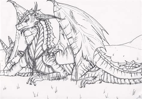 Dragon Line Art By Wow Invoke On Deviantart
