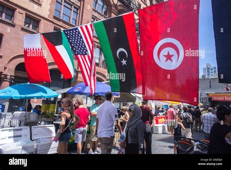 North African And Arab Street Festival In The Noho Neighborhood Of New