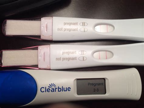 Pregnancy Test Clear Blue Positive Pregnancy Symptoms