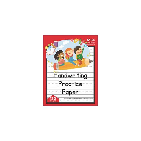 Buy Handwriting Practice Paper Dotted Line Notebook For Kindergarten