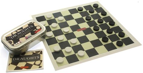 Pocket Travel Draughts Game In A Tin Traditional Games