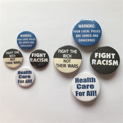 4 Vintage Remake Political Button Badges Socialist Liberal Etsy Australia
