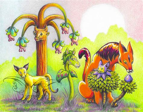 Ecosystem I By Fantasy Universe Sipporah Creature Drawings Animals