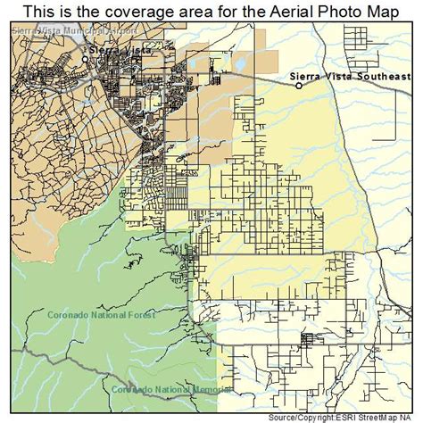 Aerial Photography Map Of Sierra Vista Southeast Az Arizona
