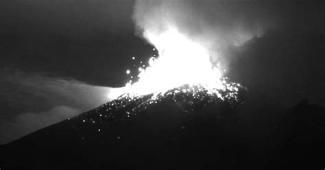 Video Así Se Vio La Explosión Del Volcán Popocatépetl Esta Madrugada
