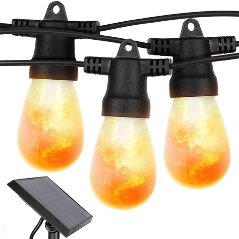 Brightech Ambience Pro Solar Powered Led Outdoor String Lights 27 Ft