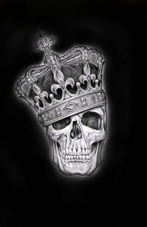 £495 Gbp Framed Print Skull Of A King Wearing His Crown Gothic