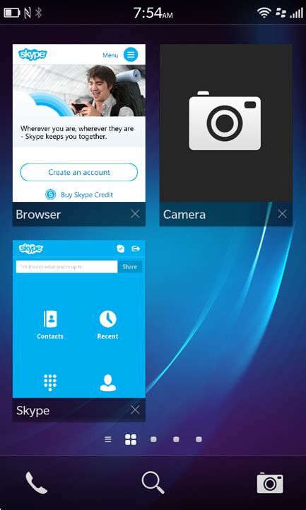 Learn more about blackberry accessibility.*. Skype arrives on Blackberry Z10