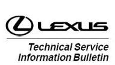 Lexus Es Technical Service Bulletins And Recalls Clublexus