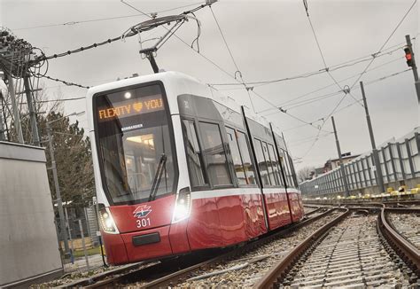 Next Generation Of Trams Begin Testing In Vienna Rail Uk