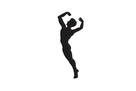 Male Ballet Dancer Silhouette · Creative Fabrica