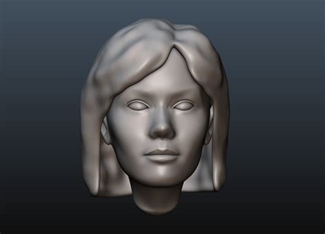 female head 3 3d model turbosquid 1890653