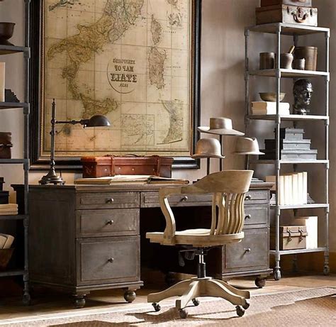 How To Creating A Vintage Home Office Design Ideas