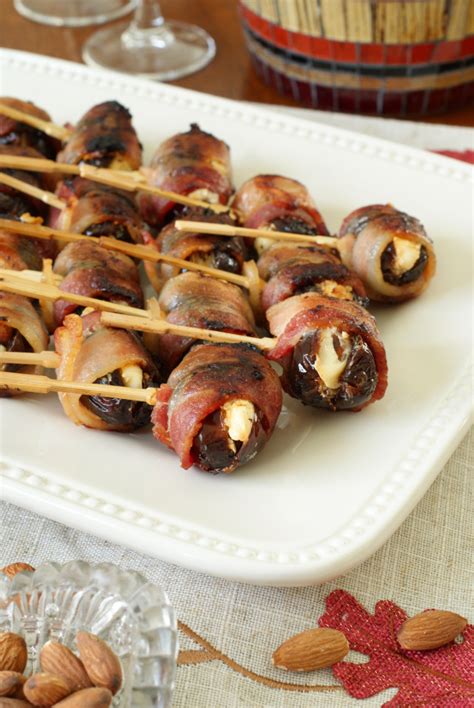 Cream Cheese Stuffed Bacon Wrapped Dates The Two Bite Club