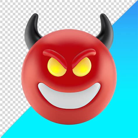 Premium Psd Emoji 3d Devil