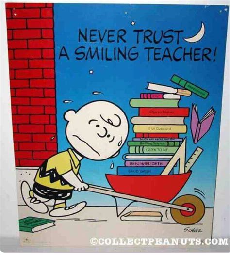 Smiling Teacher Snoopy School Charlie Brown And Snoopy Snoopy Love
