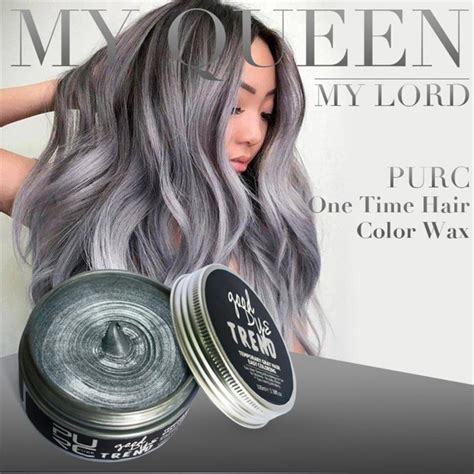 Environmentally Friendly New Hair Clay Wax Mud Dye Cream Grandma Hair Ash Dye Temporary Makeup