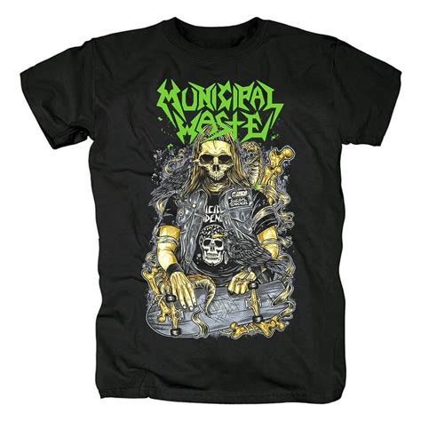 Municipal Waste Tee Shirts Metal Rock T Shirt Wishiny