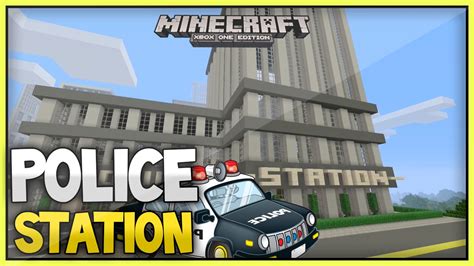 Minecraft Xbox City Tours Episode 7 Police Station Youtube