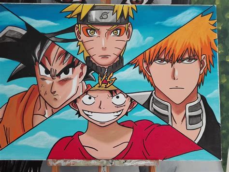 Cool Luffy And Naruto And Goku Naruto And Natsu Wallpapers Top Free