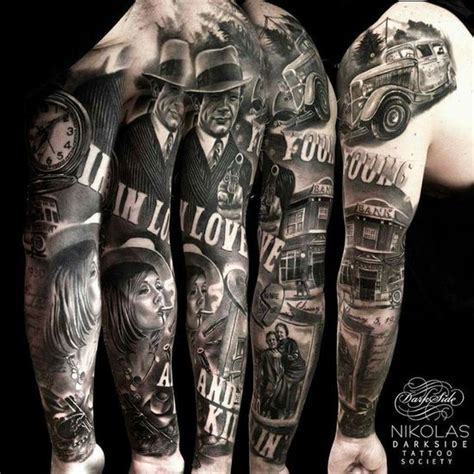Gangsta Tattoo Sleeves