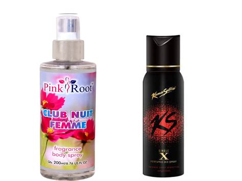Buy Kamasutra Single X Perfumed Deo Spray 120ml And Pink Root Club Nuit