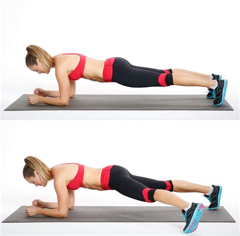 Circuit Two Elbow Plank Side Step Ab And Core Workout Popsugar