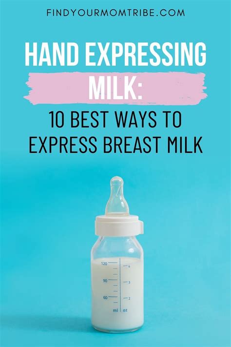 Hand Expressing Milk Best Ways To Express Breast Milk Artofit