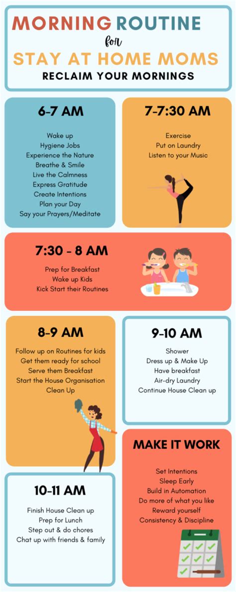 13 Inspiring Morning Routine Ideas For Stay At Home Moms