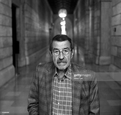 Author Gunther Grass Poses At A Spec Shoot Portrait Session In New
