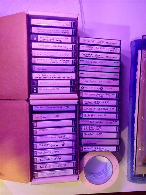 i found a treasure trove of lost 37 cassette tapes of our band from 20 years ago i thought they