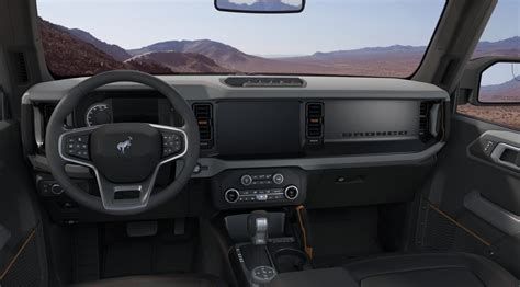 2023 Ford Bronco Interior Lockhart Automotive