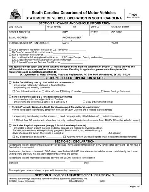 Free South Carolina Bill Of Sale Forms Pdf Formspal