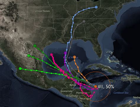 Stormpulse News Wire • Map There Is A 50 Chance That A Tropical Storm