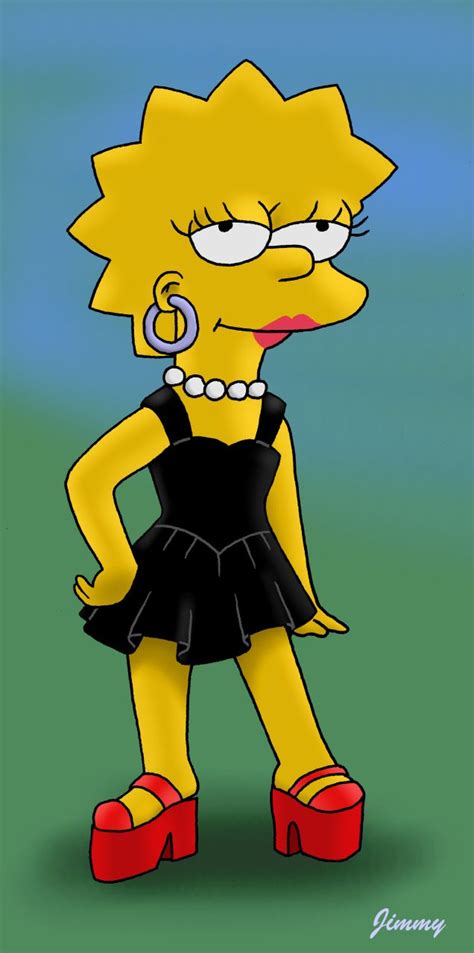 Sultry Lisa By Jm R Deviantart Com On Deviantart Simpsons Art The