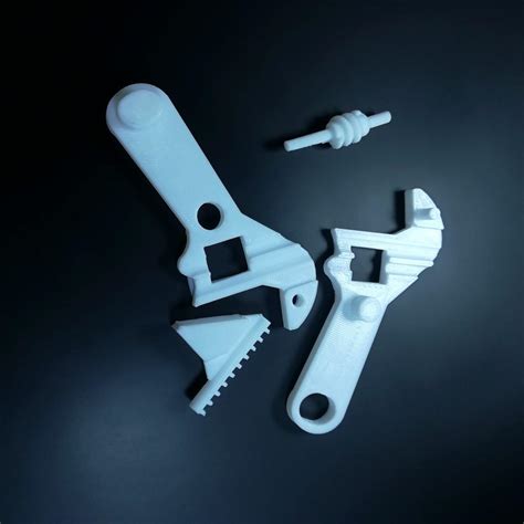 3d Printable Functional Adjustable Wrench By Caleboclair