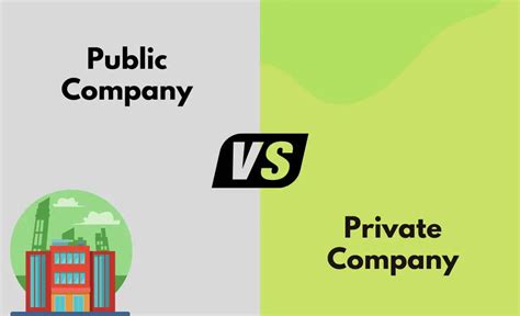 Public Company Vs Private Company Whats The Difference With Table