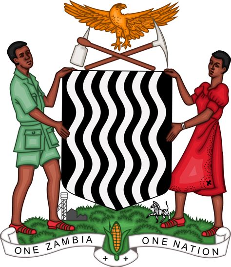 Pin By Kofi Khemet On Armorial Of Africa Coat Of Arms Zambia